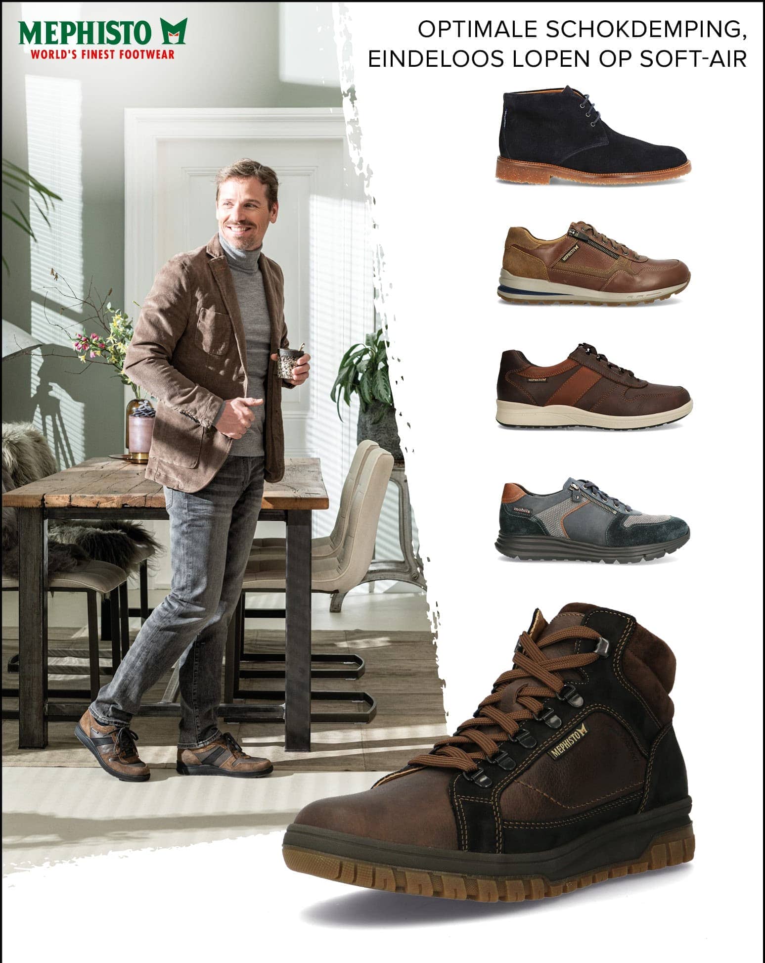 Online webshop heren Mephisto schoenen | KLEDING.nl
