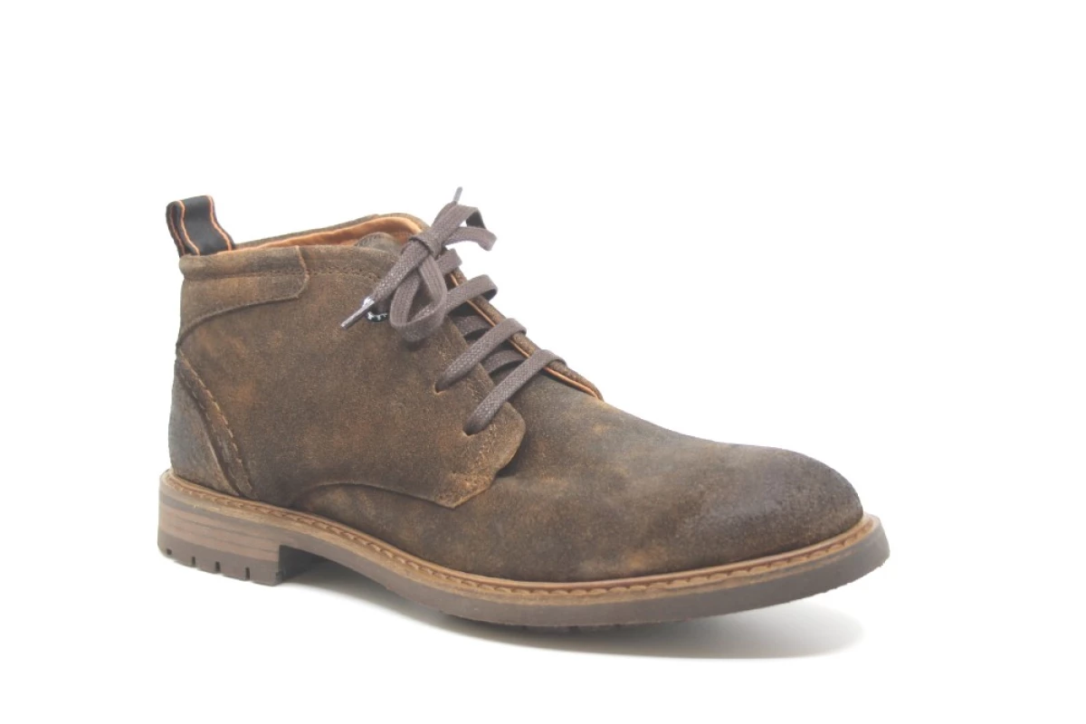 Berkelmans Berkelmans Oporto Dark Brown Suede - Wijdte G 1/2
