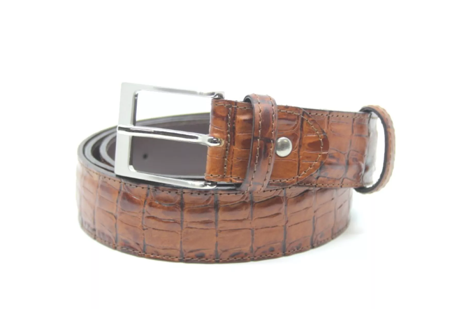 Berkelmans Berkelmans Belt Cognac Madorla - Wijdte 115 cm