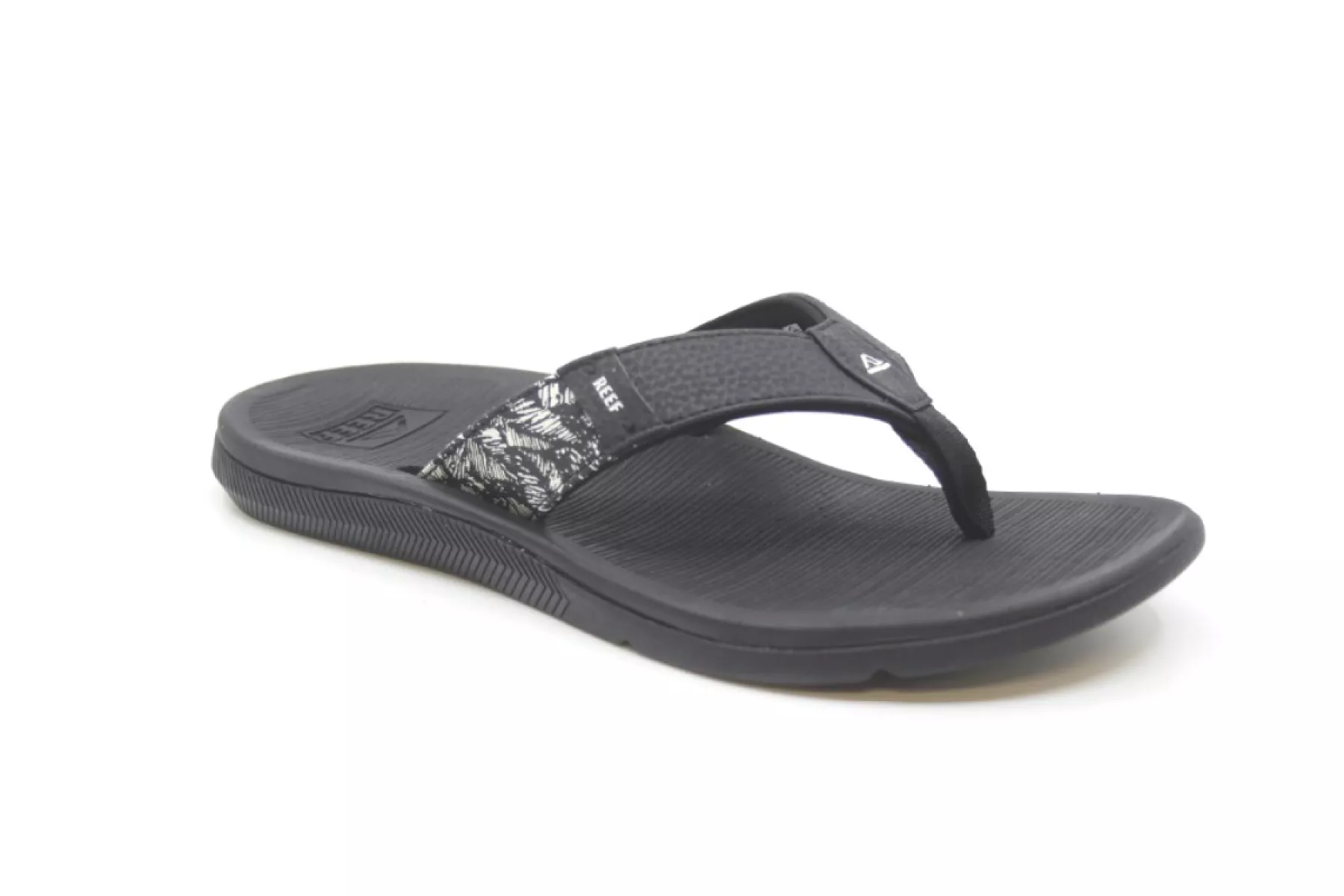 Reef Reef SANTA ANA BLACK/WHITE - Wijdte G