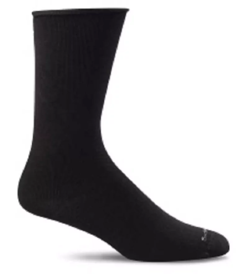 Sockwell Sockwell PLANTAR EASE CREW BLACK