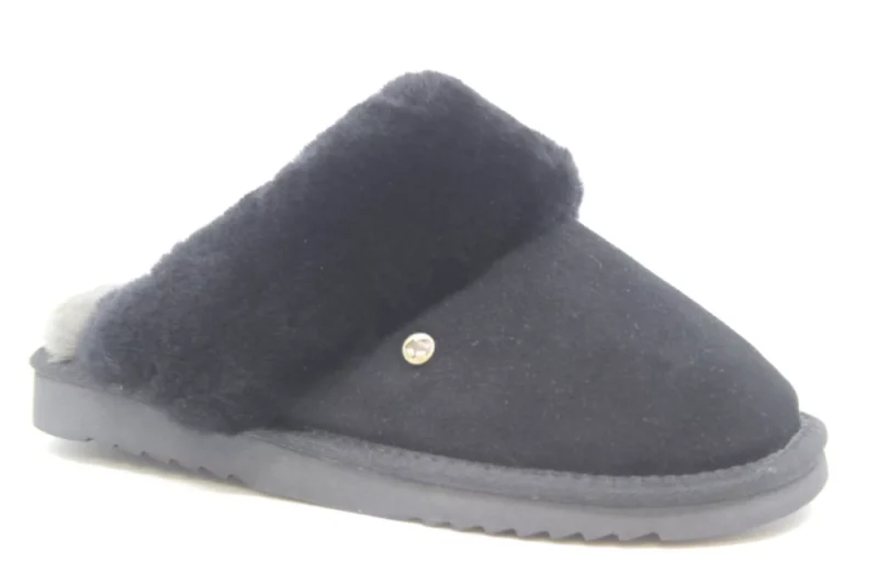 Warmbat Warmbat Flurry Suede Black - Wijdte G