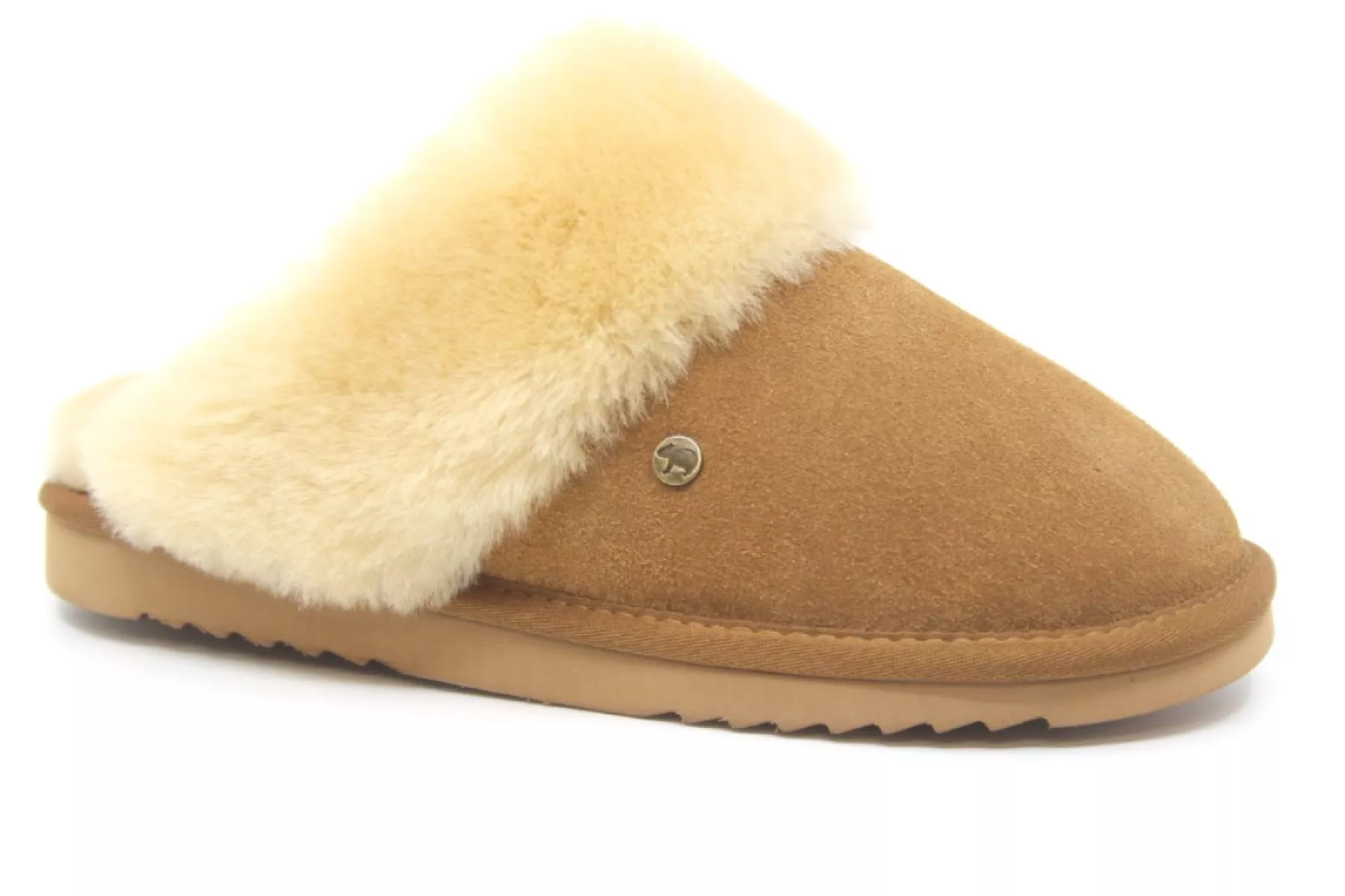 Warmbat Warmbat Flurry Suede Cognac - Wijdte G