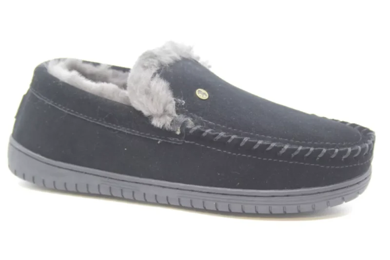 Warmbat Warmbat Grizzly Suede Black - Wijdte G