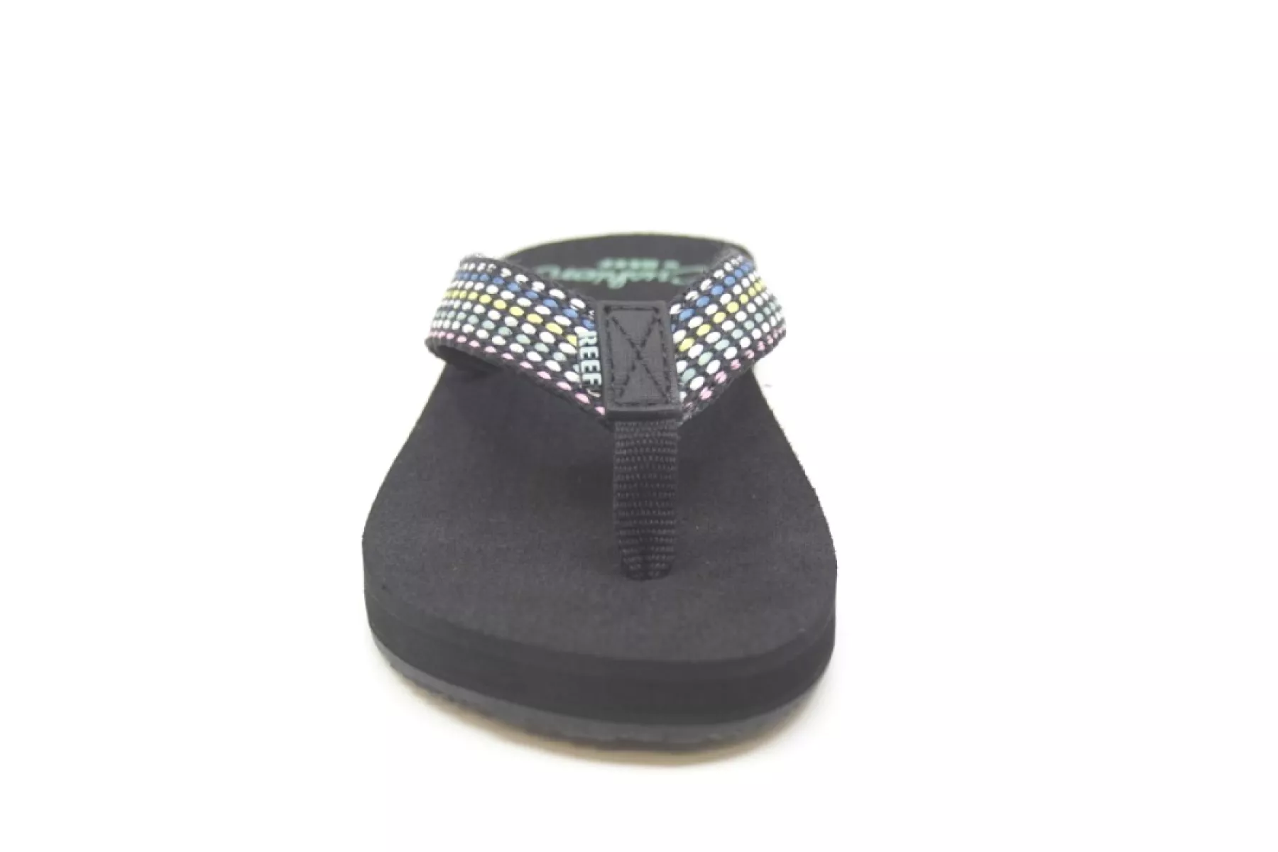 reef-baja-elena-black-frosty-zwart-combi-1 Reef Reef BAJA ELENA BLACK FROSTY - Wijdte G