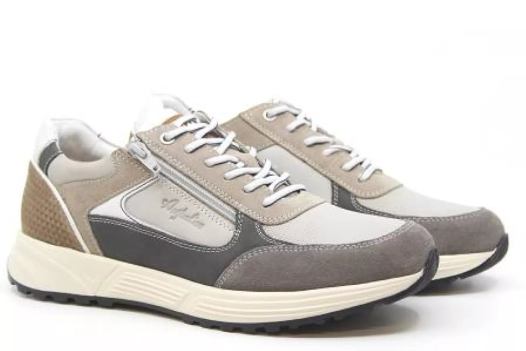 australian-footwear-hawker-grijs-combi-4 Australian Footwear Australian Footwear HAWKER - Wijdte G