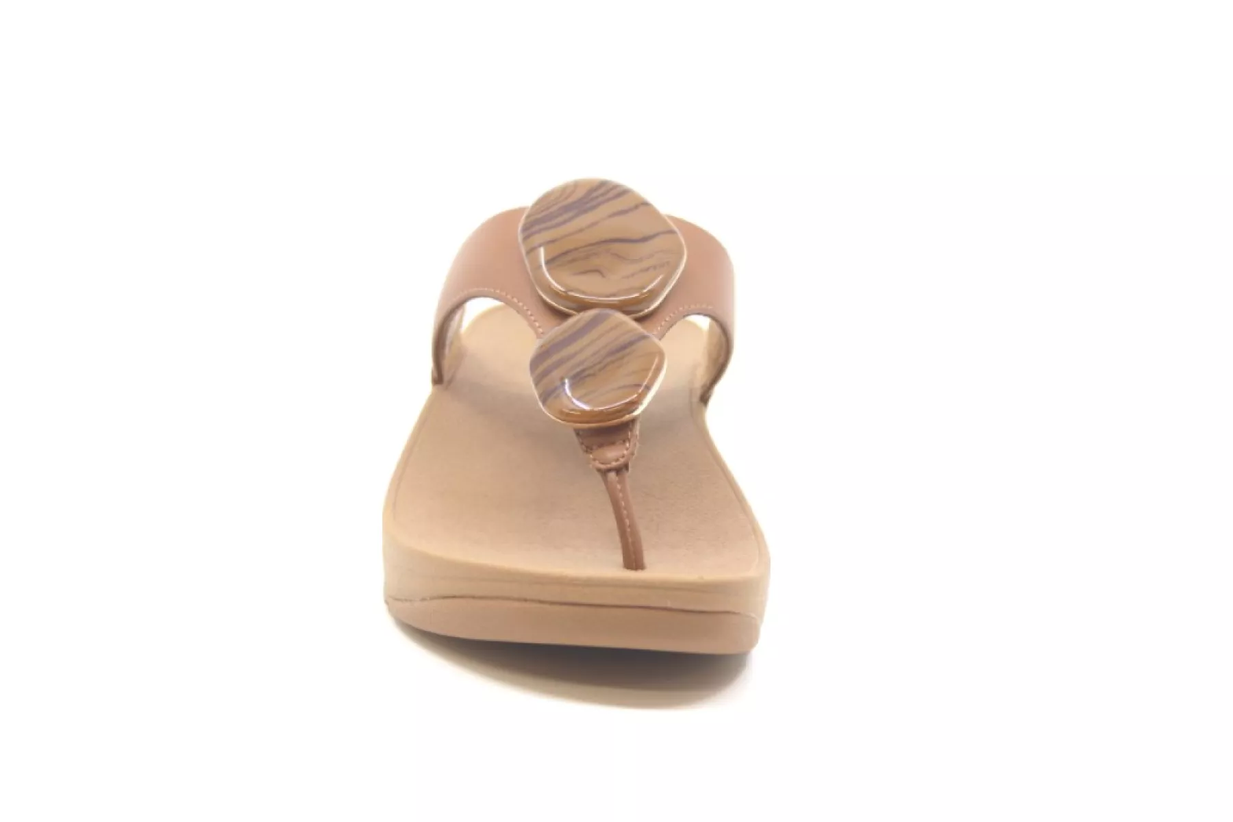 fitflop-lulu-marbled-stone-deep-tan-middelbruin-1 Fitflop Fitflop LULU MARBLED-STONE Deep Tan