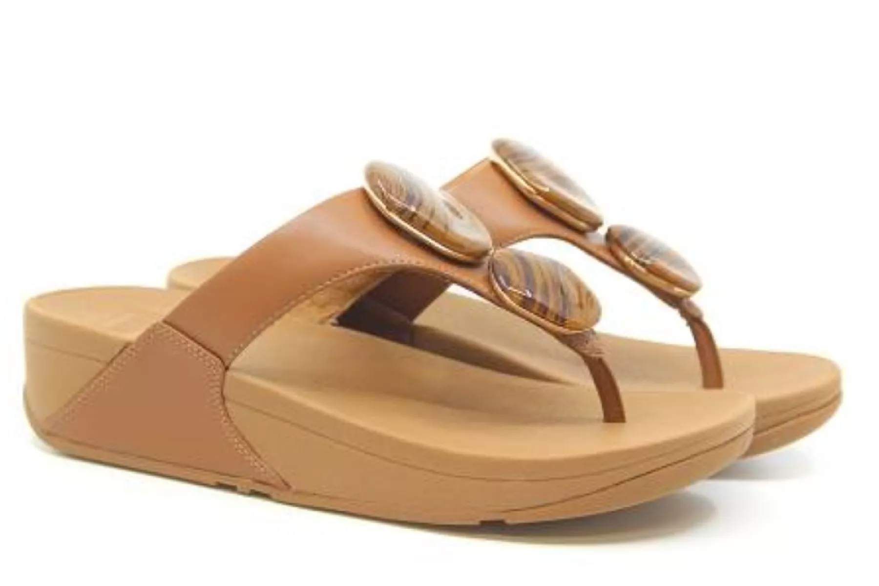fitflop-lulu-marbled-stone-deep-tan-middelbruin-4 Fitflop Fitflop LULU MARBLED-STONE Deep Tan
