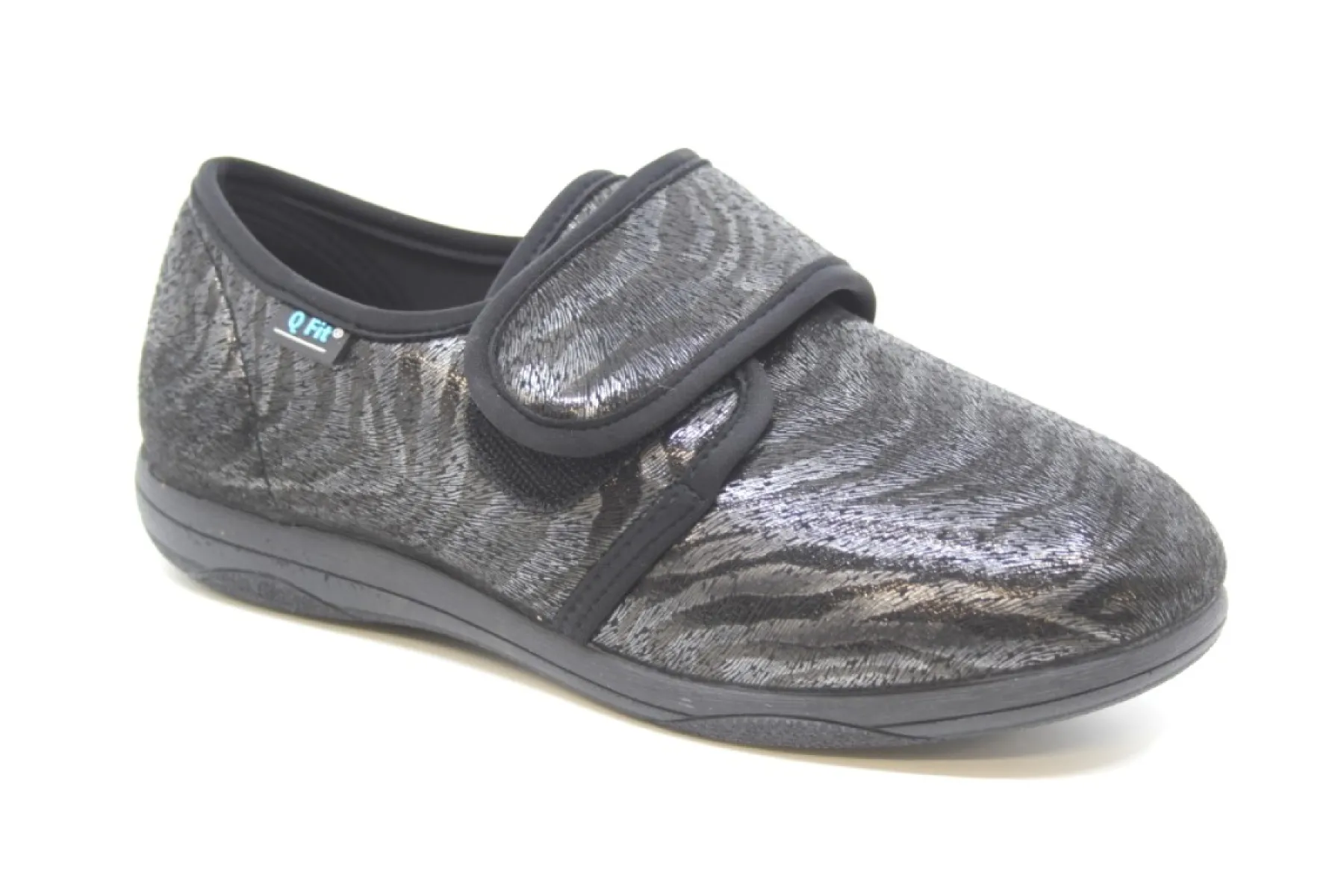 Q Fit Promed Geneve Black Silver - Wijdte G